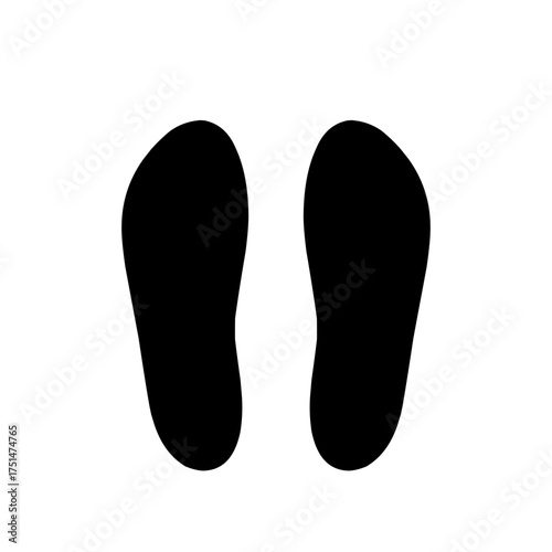 Adult shoe print 