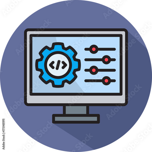 Configuration isometric icon
