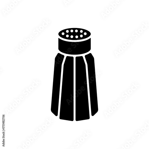 Salt shaker seasoning spice cooking flat icon