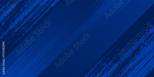 Abstract blue color pattern gradient grunge texture halftone background. Dynamic shapes grunge and dots combination. Corcporate concept design. Vector illustration.