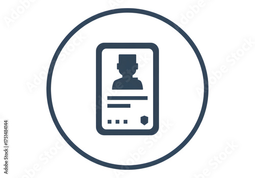  Minimal icon of a collectible card — no background, no shadow PNG