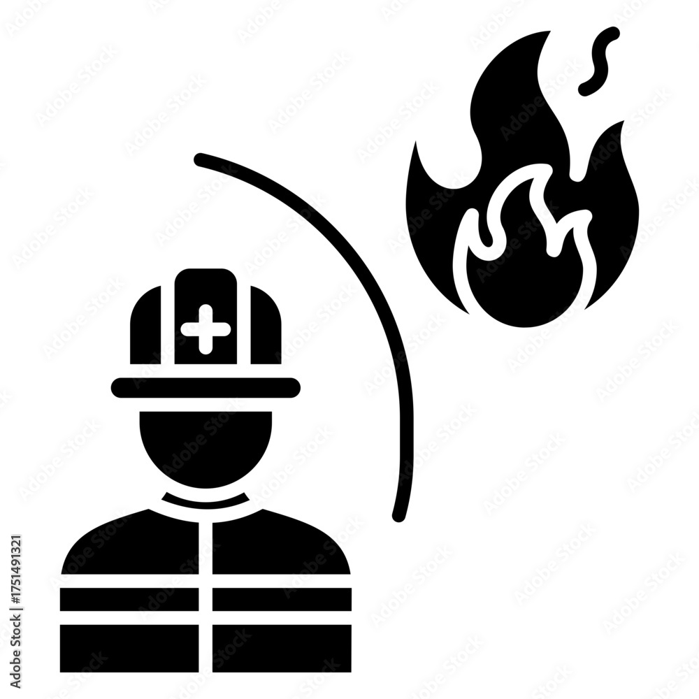 Obraz premium Resilience Glyph Icon