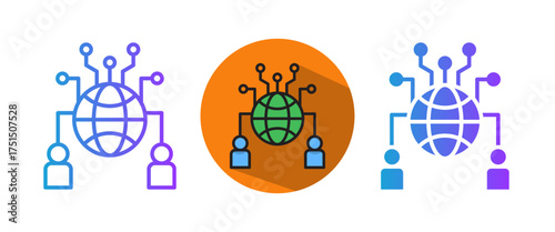 Communication Technology multiple icon