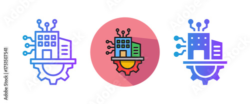 Digital Business multiple icon