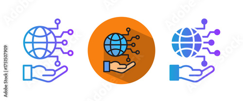 Global Technology multiple icon