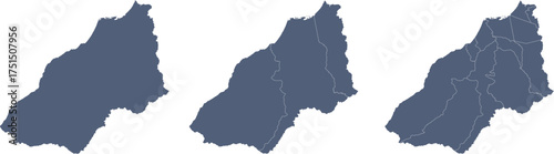 Tumbes Map Outline and Internal Divisions