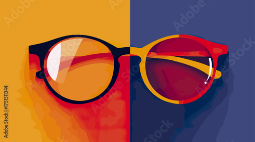Sunglasses illustration vector graphic design