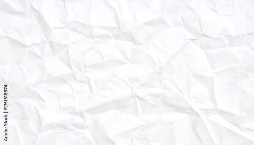 Obraz premium Wrinkled white paper texture