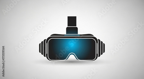 Virtual reality headset vr glasses for gaming, education, entertainment, and business applications modern technology