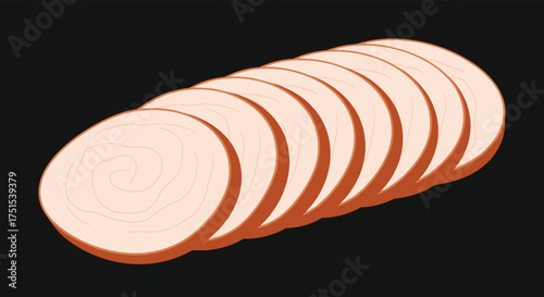A stack of thinly sliced roasted turkey breast, a delicious and versatile protein choice.
