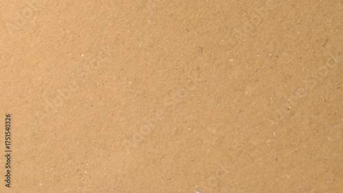 Background of brown kraft paper or cardboard texture. old paper sheet, parchment or papyrus surface, vector realistic illustration