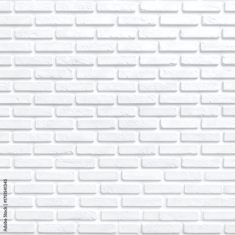 Fototapeta premium White Brick Wall Texture