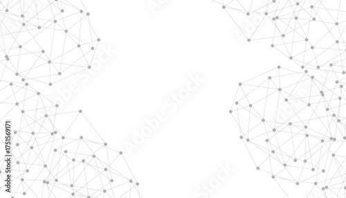 Abstract plexus background with connecting dots and lines. Global network connection
