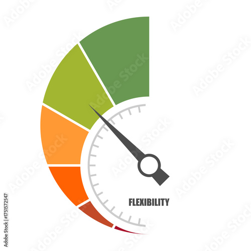 Cognitive bias. Illustration depicting adaptable thinking and complex problem solving with measuring scale. Strategic decision making, flexibility, and innovation in challenges.