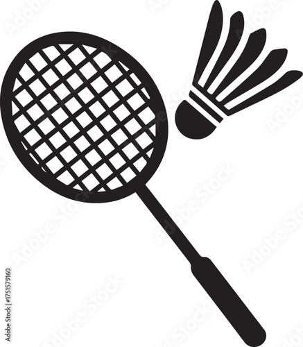 badminton icon vector