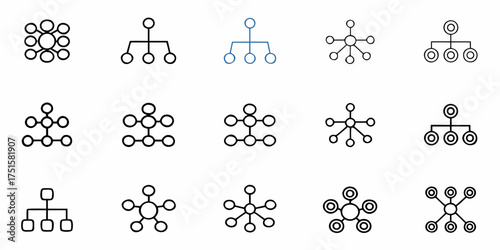 Explore dynamic organizational structures and relationship diagrams with this versatile collection, perfect for illustrating complex systems and hierarchical connections in presentations
