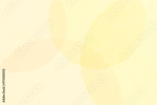 シンプルな黄色の水彩風和風抽象背景デザイン	
