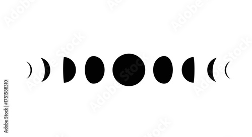 Phases of the Moon - A Celestial Cycle.