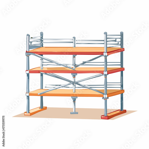 Modular scaffolding system, an essential component for contemporary architecture and construction projects, offering safe and elevated temporary work platforms for building maintenance and development