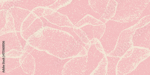 Abstract background with grainy texture. Grainy gradient. Colorful spots. Old wall backdrop. Halftone beige, yellow, pink colorful wallpaper. 