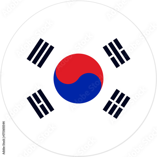 Roundel of South Korean Flag