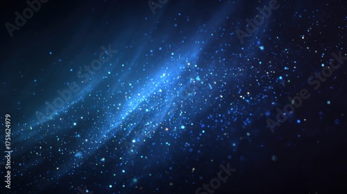 blue space background