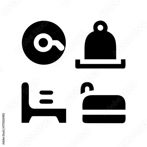 Accessible hotel room features for convenience