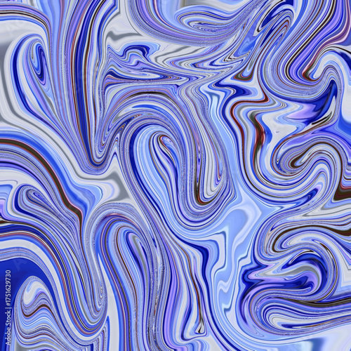Blue abstract marble swirl with dynamic fluid lines and smooth texture, ideal for modern digital art, elegant design, and creative visual projects.