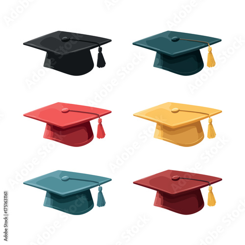 graduation cap set