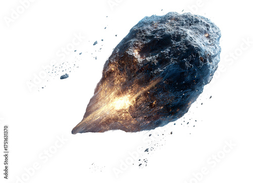 Asteroid comet meteor shooting star space
