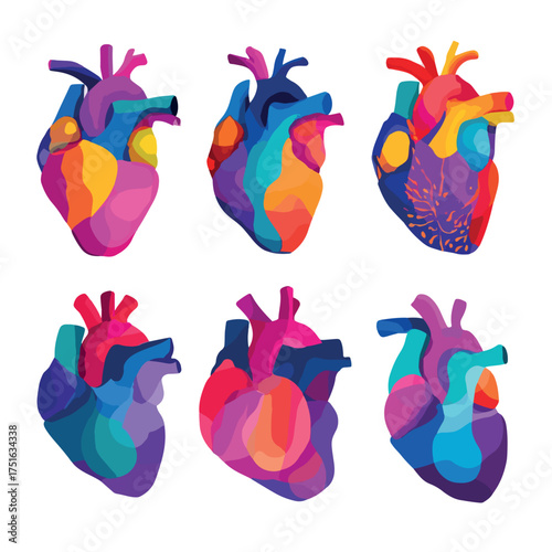 Corazon vector set