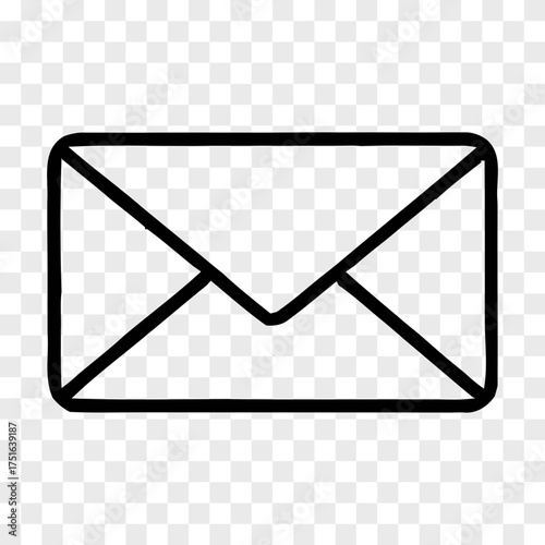 Black outline icon depicting a shopping cart with four wheels a handle and a basket filled with vertical lines presented on a transparent background trolley