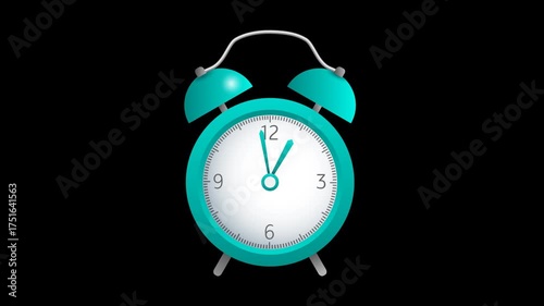 Seamless Alpha Channel Clock Animation