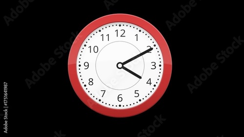 Seamless Alpha Channel Clock Animation