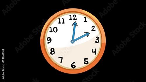 Seamless Alpha Channel Clock Animation