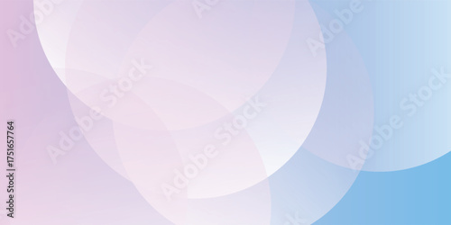 abstract background .blue and pink gradation. circle effect style. modern minimalist. vector illustration eps10