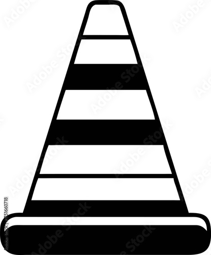 Minimalist black silhouette icon of a powerful military tank, an armored combat vehicle, representing strength, defense, and strategic warfare on ground