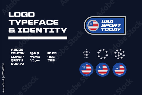 USA sport today, sport issue, sport, tv show, branding, logo, branding, logo,