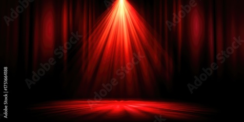 Performance Ready Stage: Audience and Spotlight in Focus