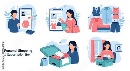 Personalized Fashion Curation and Surprise Clothing Box Delivery Service