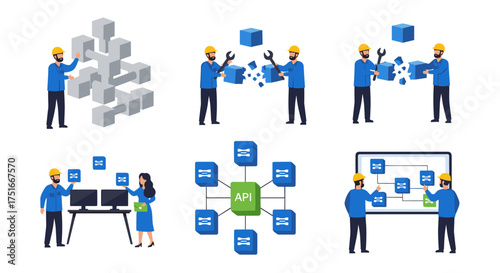 Developing System Architecture And Implementing Business Process Logic In A Collaborative Environment