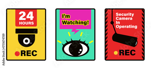 Security cameras illustration 01