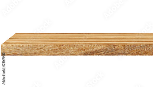 Light-brown wooden plank, rectangular, smooth, horizontal, displaying natural wood grain