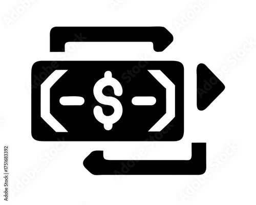 Financial transaction and money transfer shown here