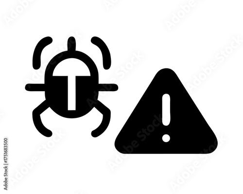 Icon depicting insect infestation and general hazard