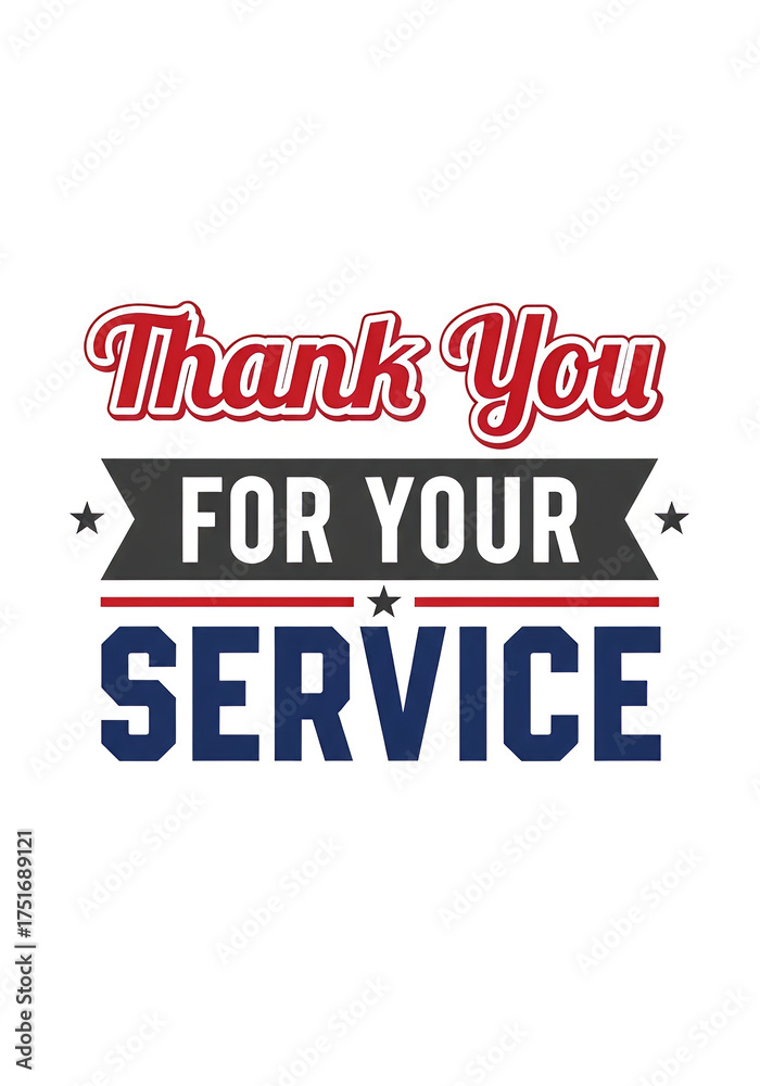 Fototapeta premium Expressing Gratitude A Veterans Day Tribute to Honor and Thank You For Your Service