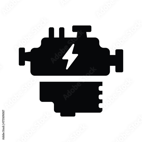 Electric motor icon