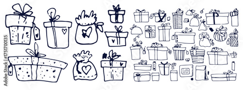 Hand drawn Fashion Illustration Romantic Objects and quote. Creative ink art work. Actual vector drawing of Holiday things. Happy Valentine's Day set and text BE MINE VALENTINE
