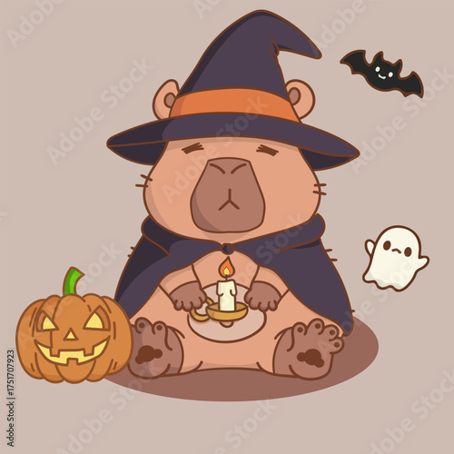 Capybara Witch EPS