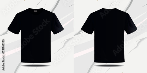 cotton black t shirt 